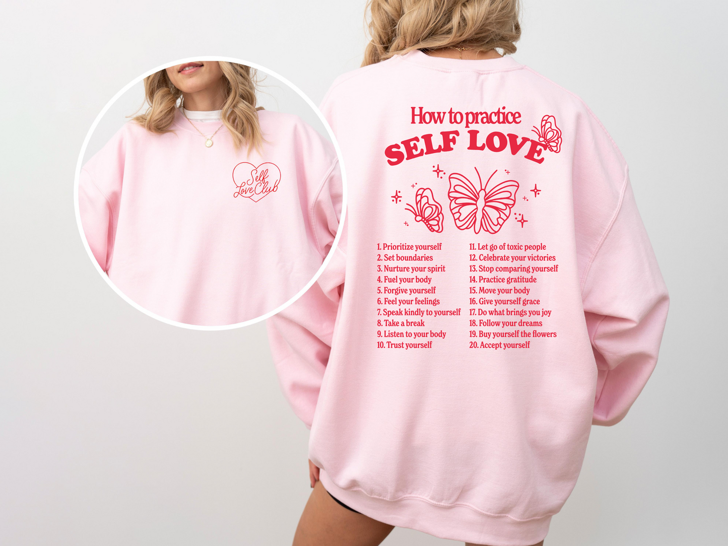 Self Love Club Crewneck